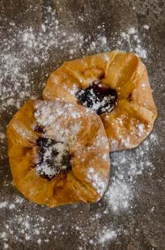 Fruit danish Stock Photos