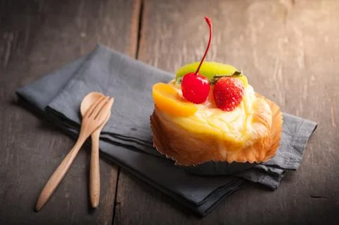 Fruit danish Stock Photos