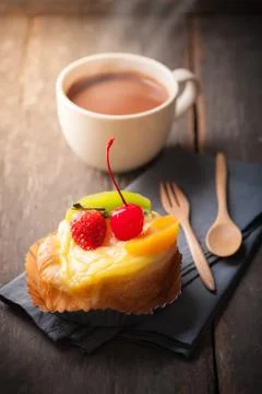 Fruit danish Stock Photos