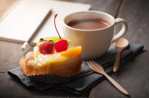 Fruit danish Stock Photos