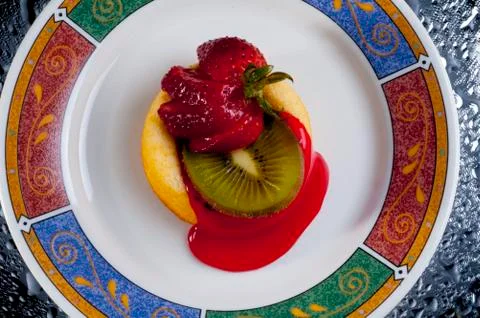 Fruit desert Stock Photos