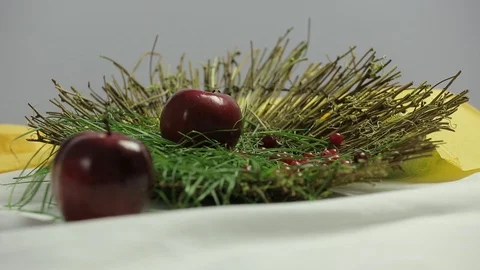 Fruit Dessert Stock Footage 98594816