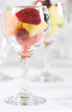 Fruit dessert Stock Photos