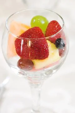 Fruit dessert Stock Photos
