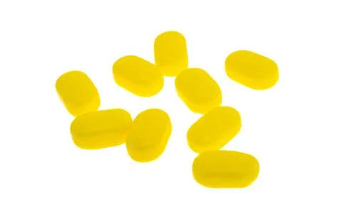 Fruit dragee isolated Stock Photos