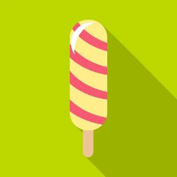 Fruit eskimo icon, flat style イラスト素材