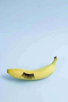 Fruit eyelashes Stock Photos