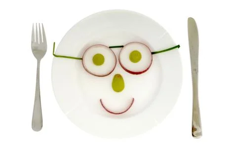 Fruit face Stock Photos