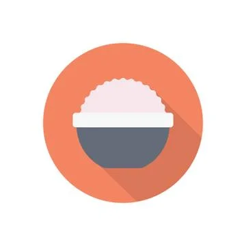 Fruit flat color icon Illustrazione stock