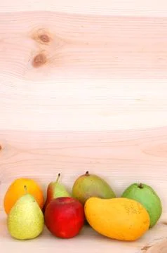 Fruit frame 01 Stock Photos