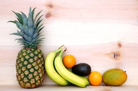 Fruit frame 15 Stock Photos
