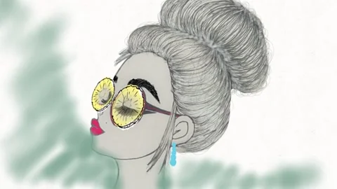 Fruit Glasses Transformation Stock Footage 331634004