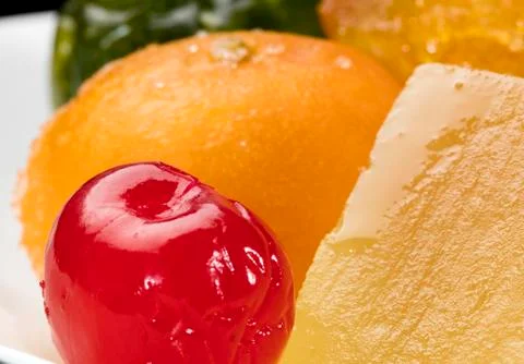 Fruit glazed Stock Photos