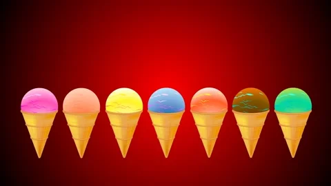 Fruit ice cream1 Stock Footage 156708347