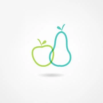 Fruit icon Stock Illustration