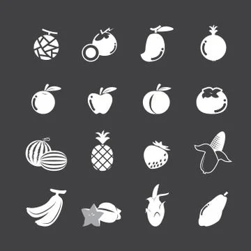 Fruit icon Stock Illustration