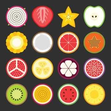 Fruit icon Stock Illustration