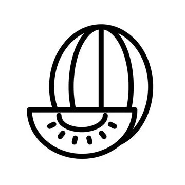 Fruit icon Illustrazione stock