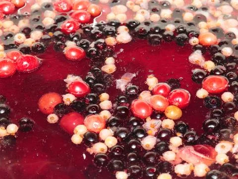 The fruit jam Stock-Fotos