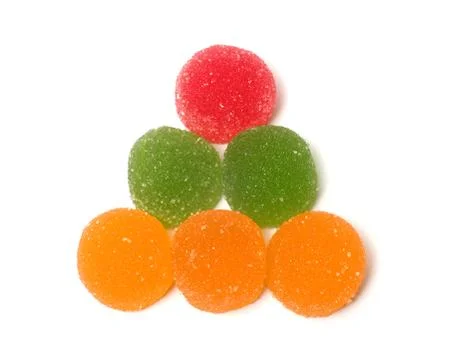 Fruit jellies. Stock Photos