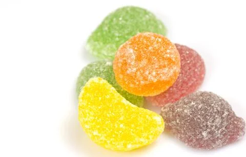 Fruit jellies Stock Photos