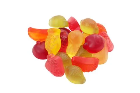 Fruit jelly beans Stock Photos