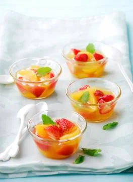 Fruit jelly Stock Photos