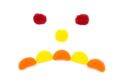 Fruit jelly Stock Photos