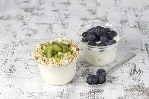 Fruit Jogurt Stock Photos