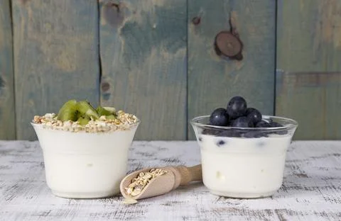 Fruit Jogurt Stock Photos