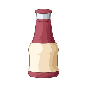 Fruit juice bottle illustration Stock Illustration