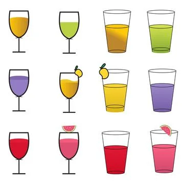 Fruit Juice Icon Stock Illustration