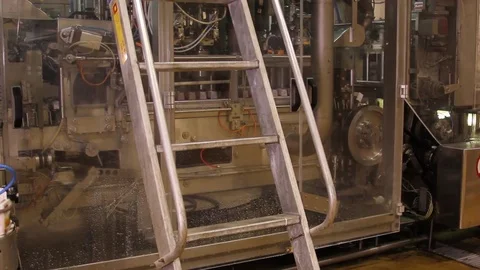 Fruit juice packaging line Stock Footage 75257743