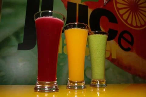 Fruit juice Stock Photos