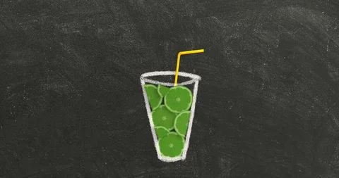 Fruit juice smoothie Stock Footage 124904876