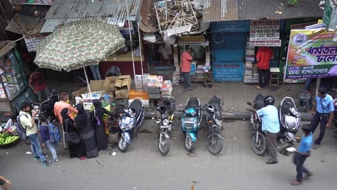 Fruit Juice vendor  Stock Footage 77498715