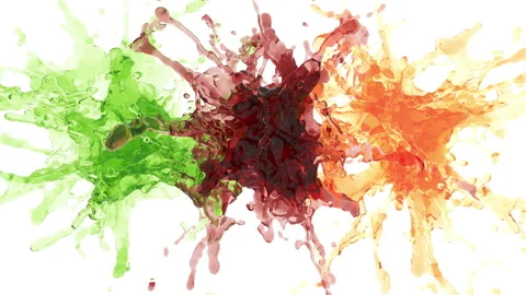 Fruit juices explode Vídeos de archivo 104896624