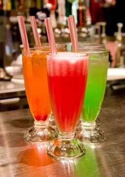 Fruit juices Stock Photos