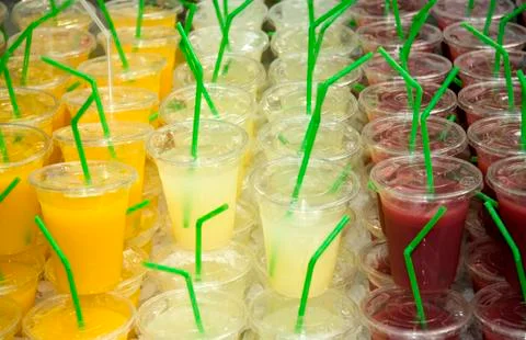 Fruit juices Stock Photos