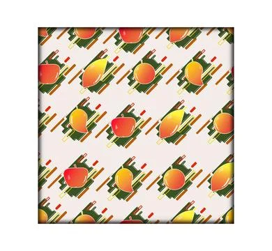 Fruit juicy design seamless pattern vector illustration Stock Illustration