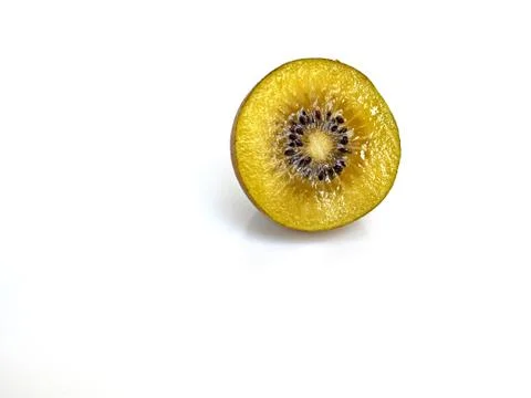 Fruit Kiwi, Fruit Portrait, White Background	 Stock Photos