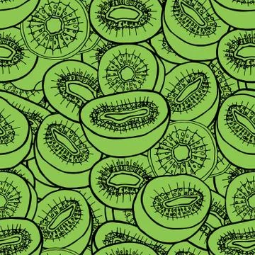 Fruit kiwi Illustrazione stock