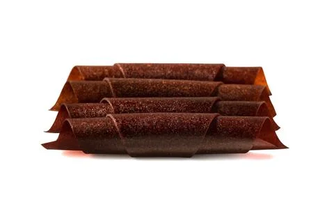 Fruit leather rolls 스톡 사진