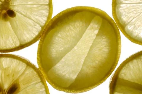Fruit, lemon slice with nutritive value, India Stock Photos