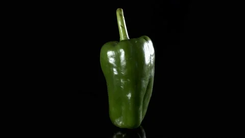 Fruit lime Spinning and Rotating Isolated on black Background Stock Footage 223230205