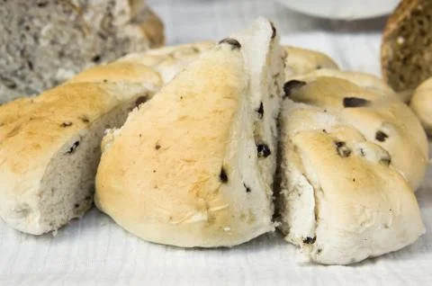 Fruit loaf Foto stock