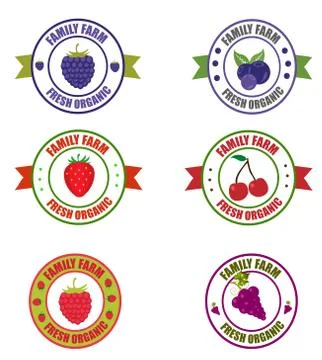 Fruit logo. Stock Illustration