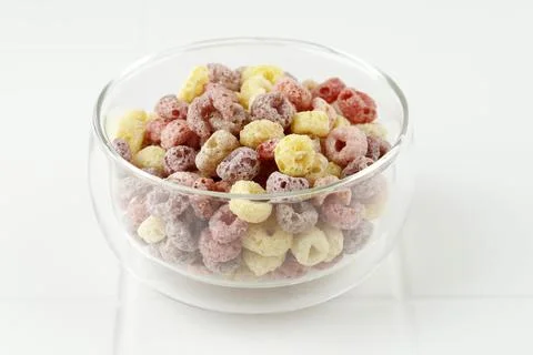 Fruit Loops Colorful Cereal Ring Stock Photos