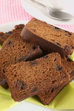 Fruit malt loaf Foto stock