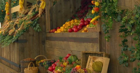 Fruit market Stock Footage 52444907